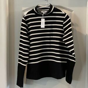 NYT SPANX mock neck top